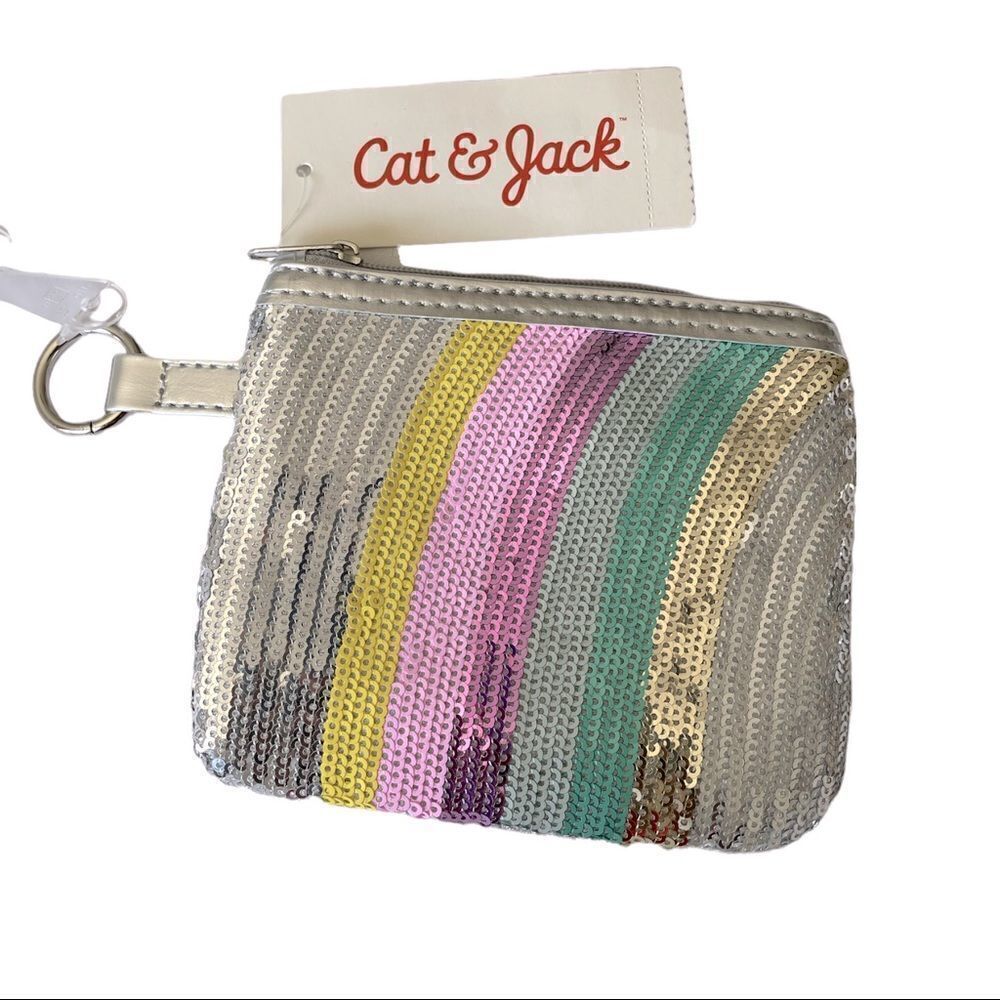 Cat & Jack Girls Rainbow Coin Purse.